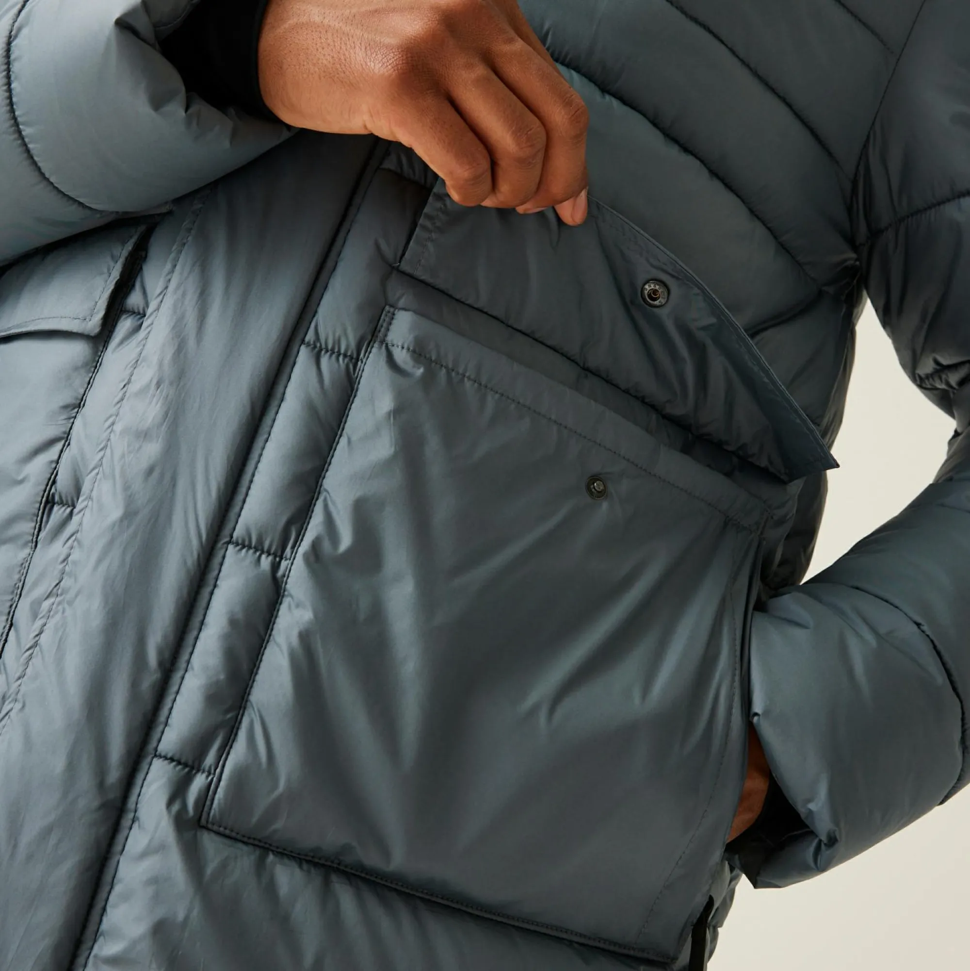 Regatta Padded Jackets<Christian Lacroix - Men's Collongues Long Padded Jacket |