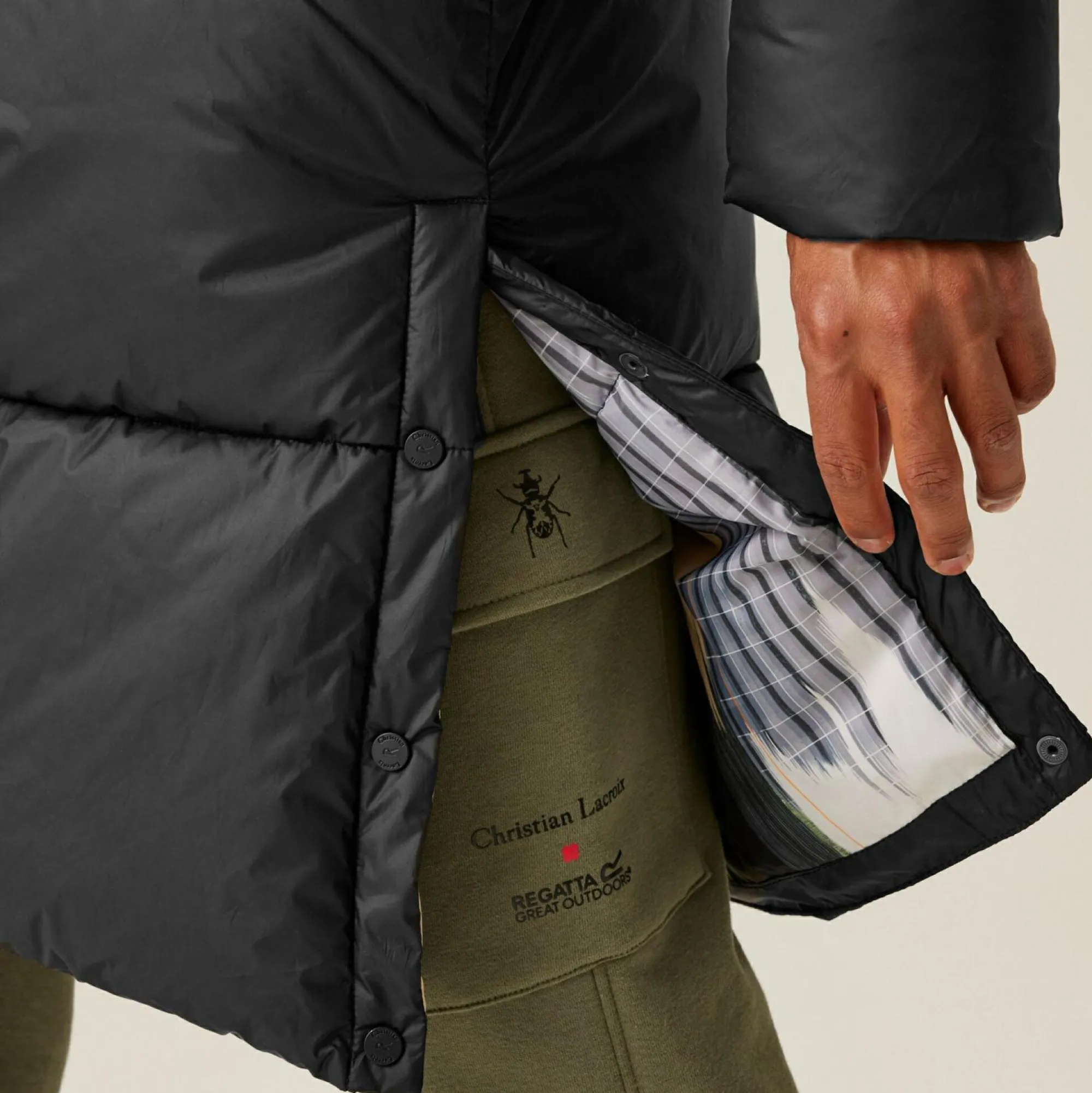 Regatta Padded Jackets<Christian Lacroix - Men's Collongues Long Padded Jacket |