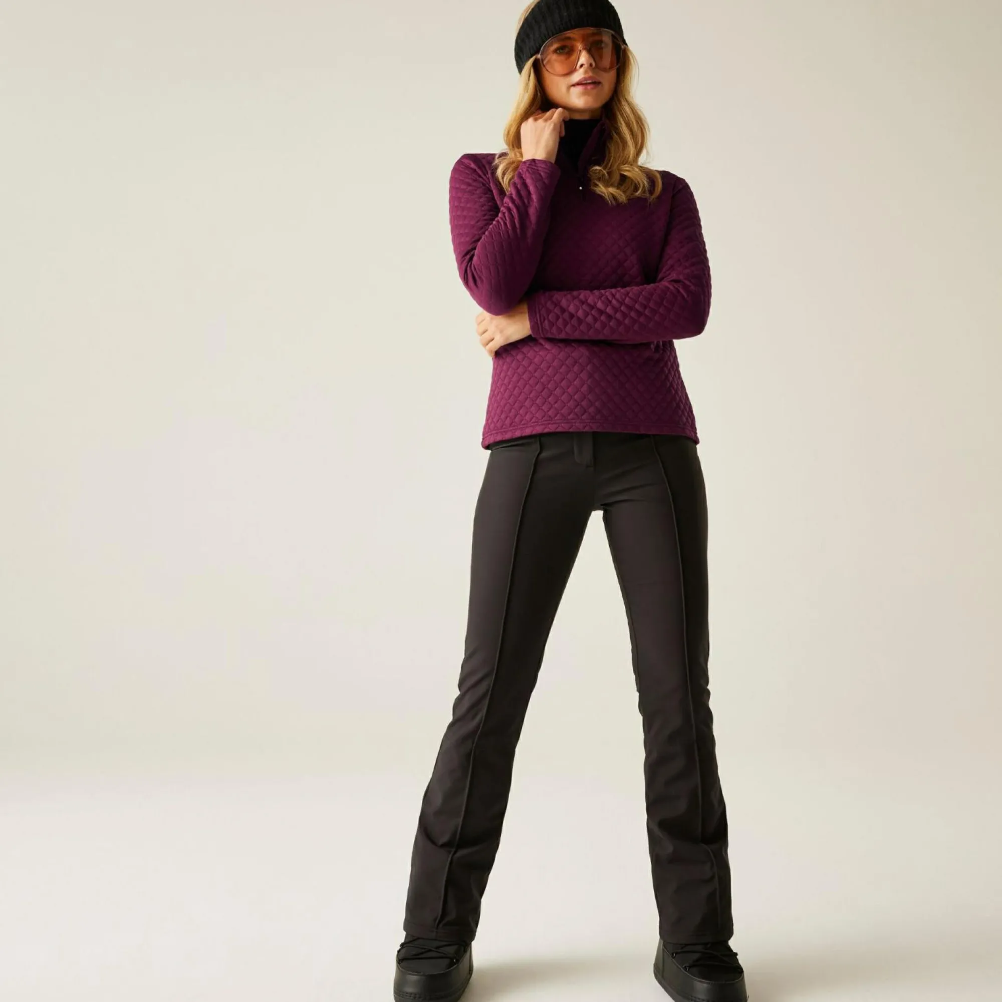 Women Regatta Half Zip Fleece|Ski & Snow<Dare 2b - Women's Glamourize III Quilted Midlayer |