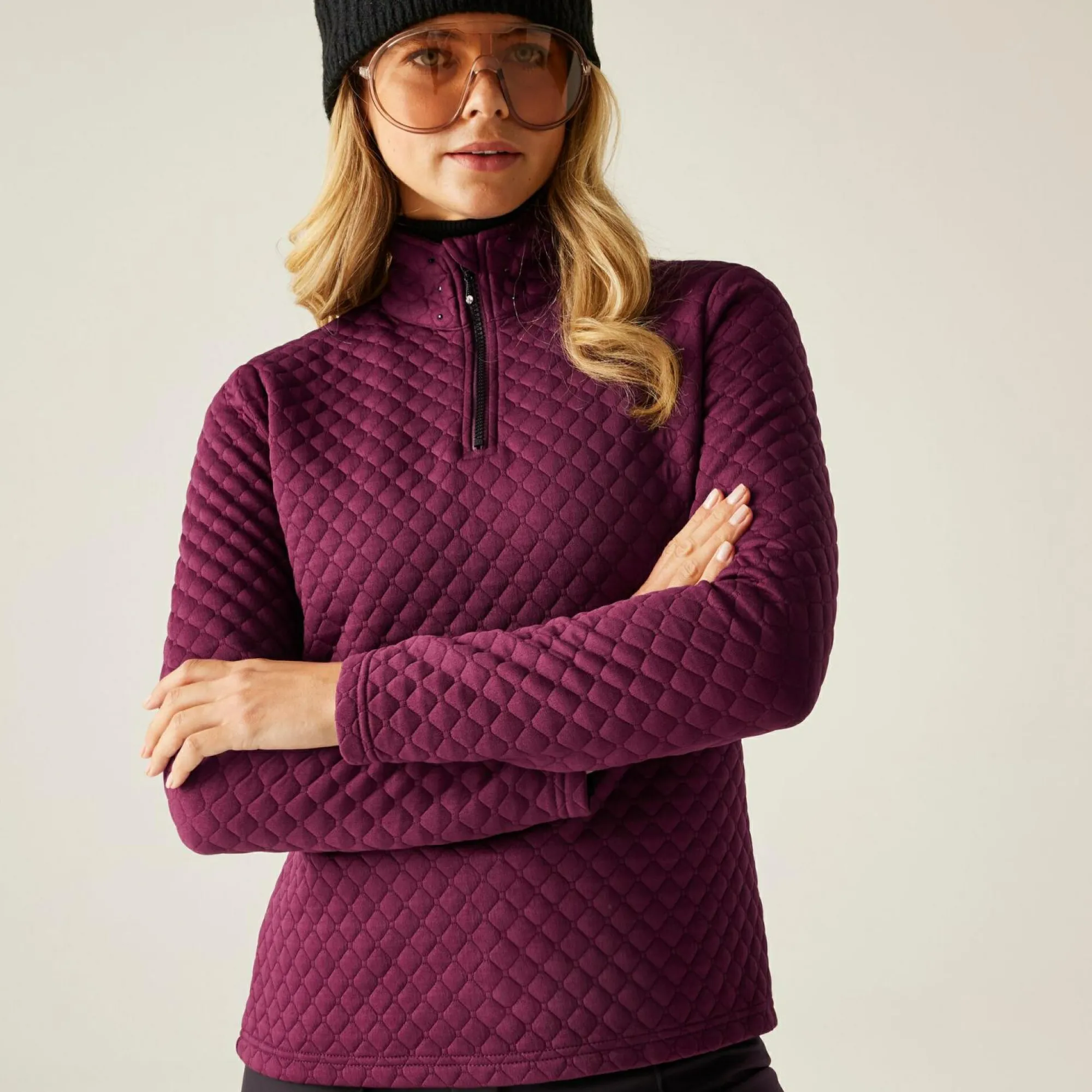 Women Regatta Half Zip Fleece|Ski & Snow<Dare 2b - Women's Glamourize III Quilted Midlayer |