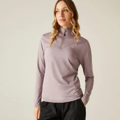 Women Regatta Half Zip Fleece<Dare 2b - Women's Lowline II Lightweight Core Stretch Midlayer |