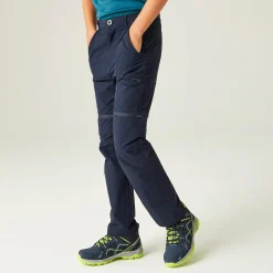 Kids/BOY Regatta Trousers & Shorts|Bottoms<Kids' Highton Stretch Zip Off Walking Trousers |