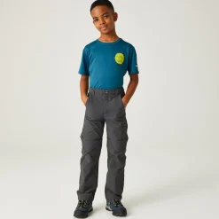 Kids/BOY Regatta Festival|Trousers & Shorts<Kids' Highton Stretch Zip Off Walking Trousers |