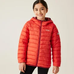 Kids Regatta Jackets & Coats<Kids' Hooded Marizion Baffled Jacket |
