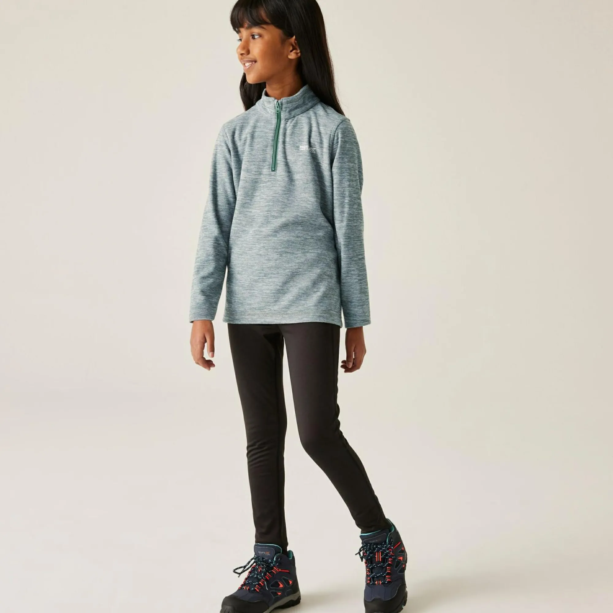 Kids/BOY Regatta Fleece|Fleece<Kids' Hot Shot Marl Half Zip Fleece |