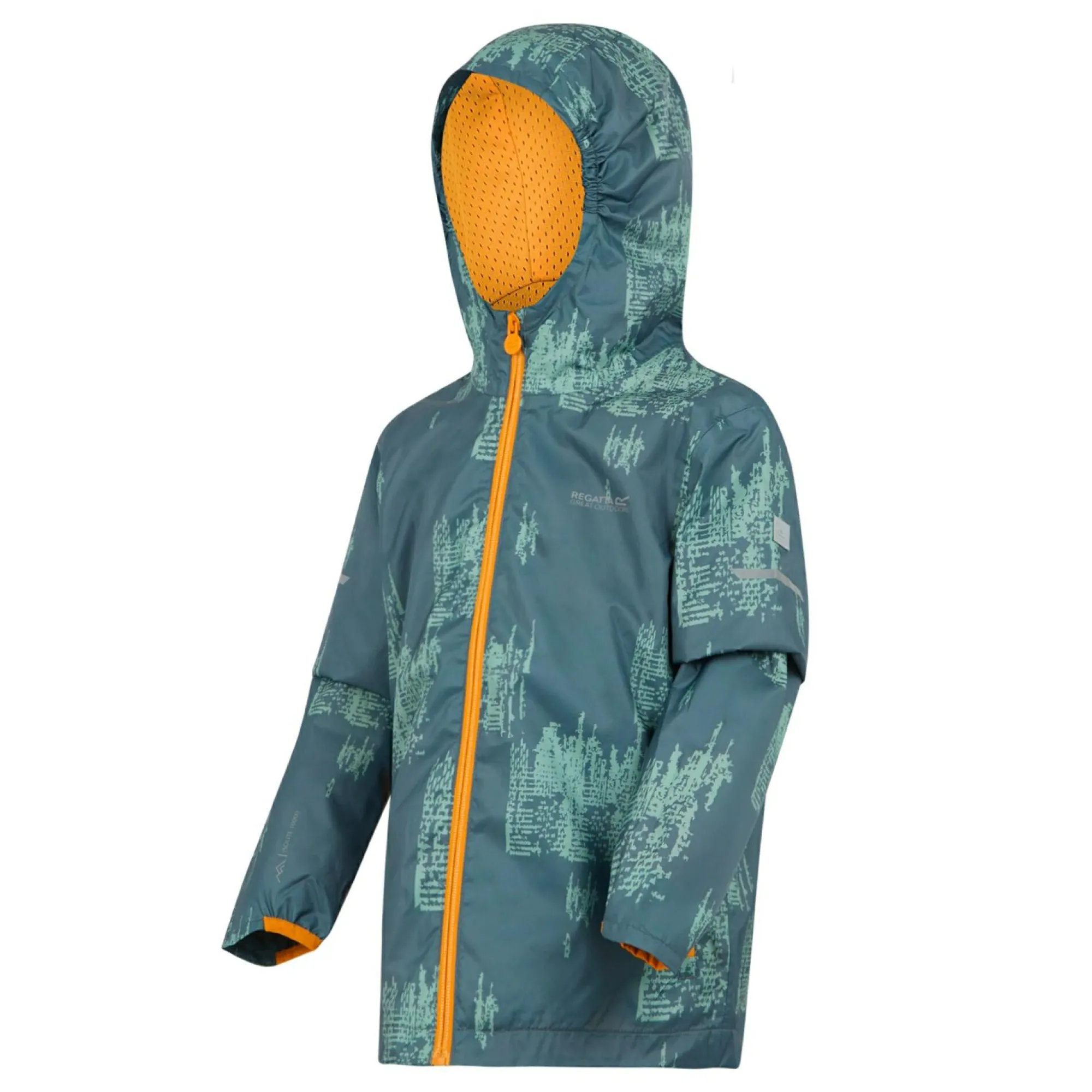 Kids Regatta Waterproof Jackets|Jackets & Coats<Kids' Printed Lever II Waterpoof Jacket |