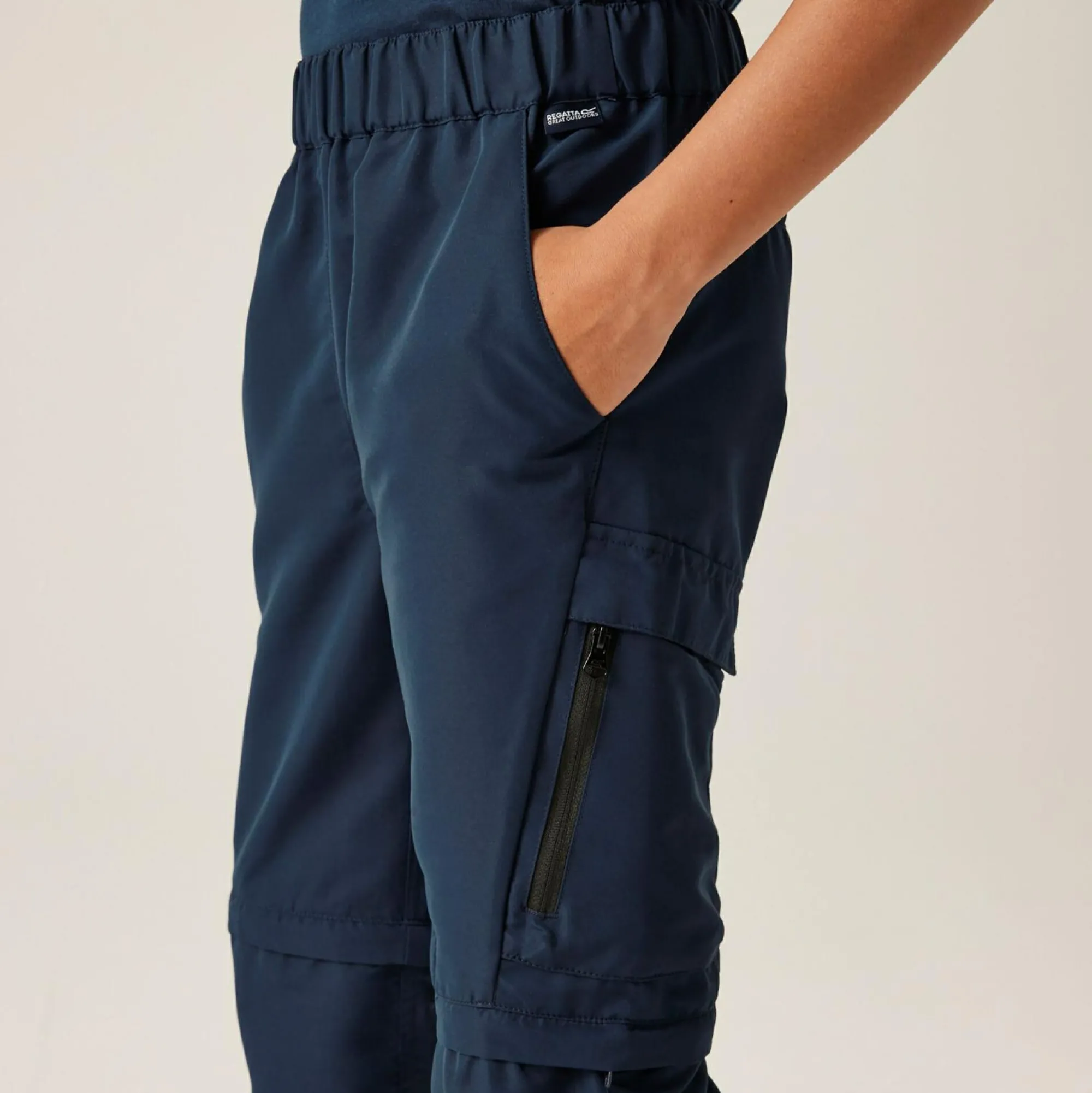 Kids/BOY Regatta Trousers & Shorts|Bottoms<Kids' Sorcer III Zip Off Trousers |