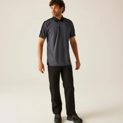 Regatta T-Shirts|Polo Shirts<Men's Contrast Coolweave Quick Wicking Polo Shirt |