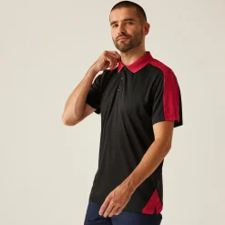 Regatta T-Shirts|Polo Shirts<Men's Contrast Coolweave Quick Wicking Polo Shirt |