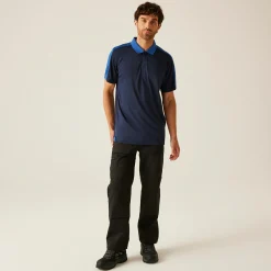 Regatta T-Shirts|Polo Shirts<Men's Contrast Coolweave Quick Wicking Polo Shirt |