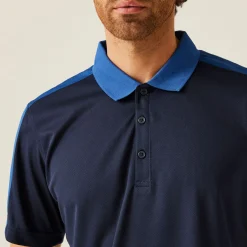 Regatta T-Shirts|Polo Shirts<Men's Contrast Coolweave Quick Wicking Polo Shirt |