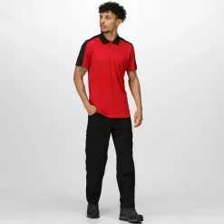 Regatta T-Shirts|Polo Shirts<Men's Contrast Coolweave Quick Wicking Polo Shirt |