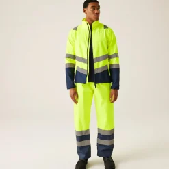 Regatta Jackets|Softshell Jackets<Men's Hi-Vis 2-Layer Softshell Jacket |