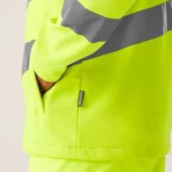 Regatta Jackets<Men's Hi-Vis Pro Contract Ablaze 2 Layer Softshell Jacket |