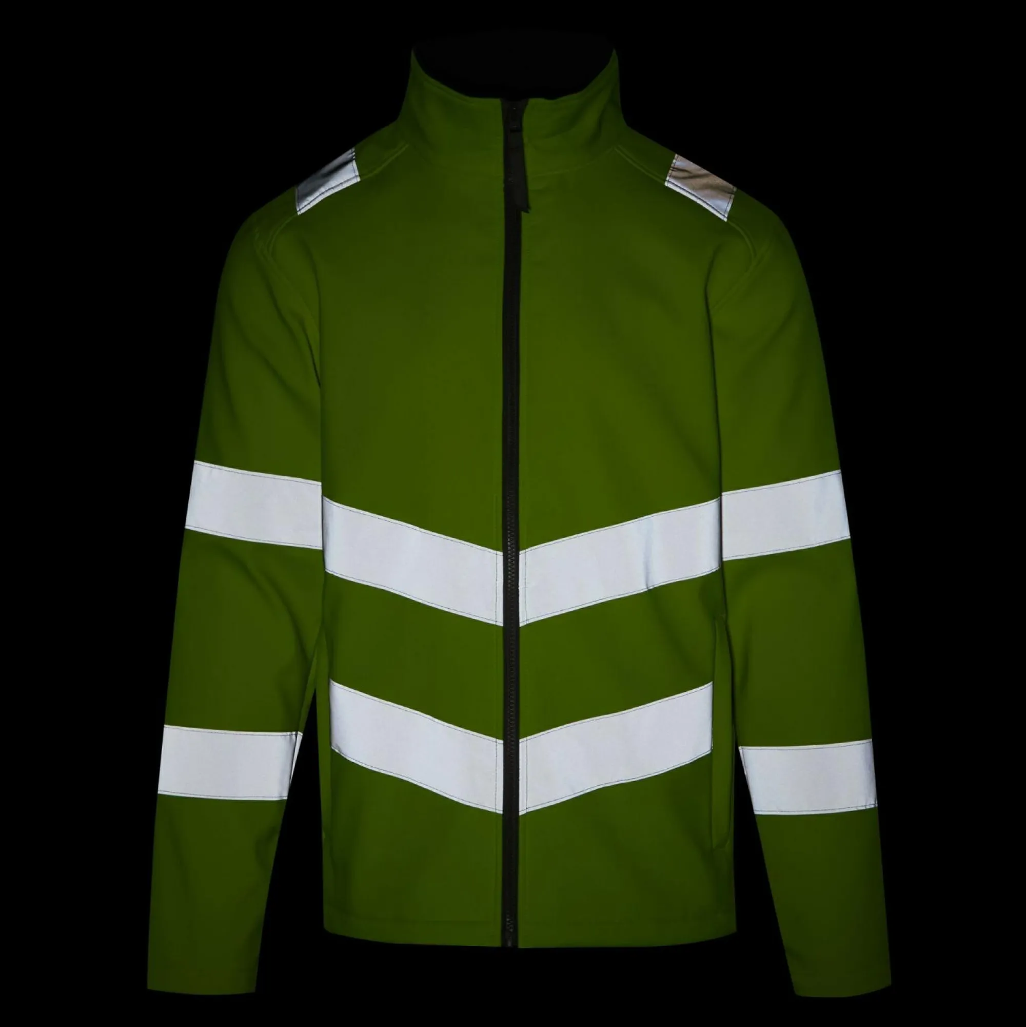 Regatta Jackets<Men's Hi-Vis Pro Contract Ablaze 2 Layer Softshell Jacket |