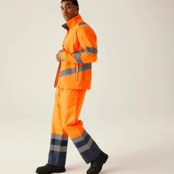 Regatta Jackets<Men's Hi-Vis Pro Contract Ablaze 2 Layer Softshell Jacket |