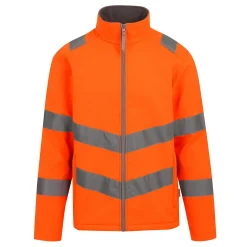 Regatta Jackets<Men's Hi-Vis Pro Contract Ablaze 2 Layer Softshell Jacket |