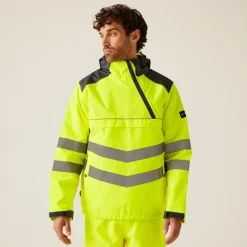 Regatta Jackets|Insulated Jackets<Men's Hi-Vis Waterproof Insulated Reflective Overhead Bomber Jacket |