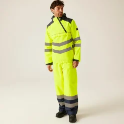 Regatta Jackets|Insulated Jackets<Men's Hi-Vis Waterproof Insulated Reflective Overhead Bomber Jacket |