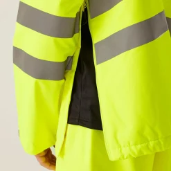 Regatta Jackets|Insulated Jackets<Men's Hi-Vis Waterproof Insulated Reflective Overhead Bomber Jacket |