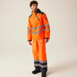 Regatta Jackets|Insulated Jackets<Men's Hi-Vis Waterproof Insulated Reflective Overhead Bomber Jacket |
