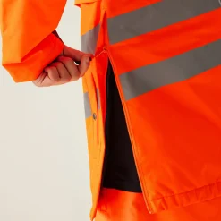 Regatta Jackets|Insulated Jackets<Men's Hi-Vis Waterproof Insulated Reflective Overhead Bomber Jacket |