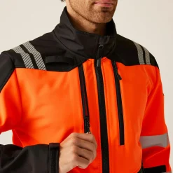 Regatta Jackets|Softshell Jackets<Men's Hi-Vis X PRO 3 Layer Softshell Jacket - Class 2 |