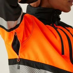 Regatta Jackets|Waterproof Jackets<Men's Hi-VIS X-PRO Waterproof Shell Jacket - Class 2 |