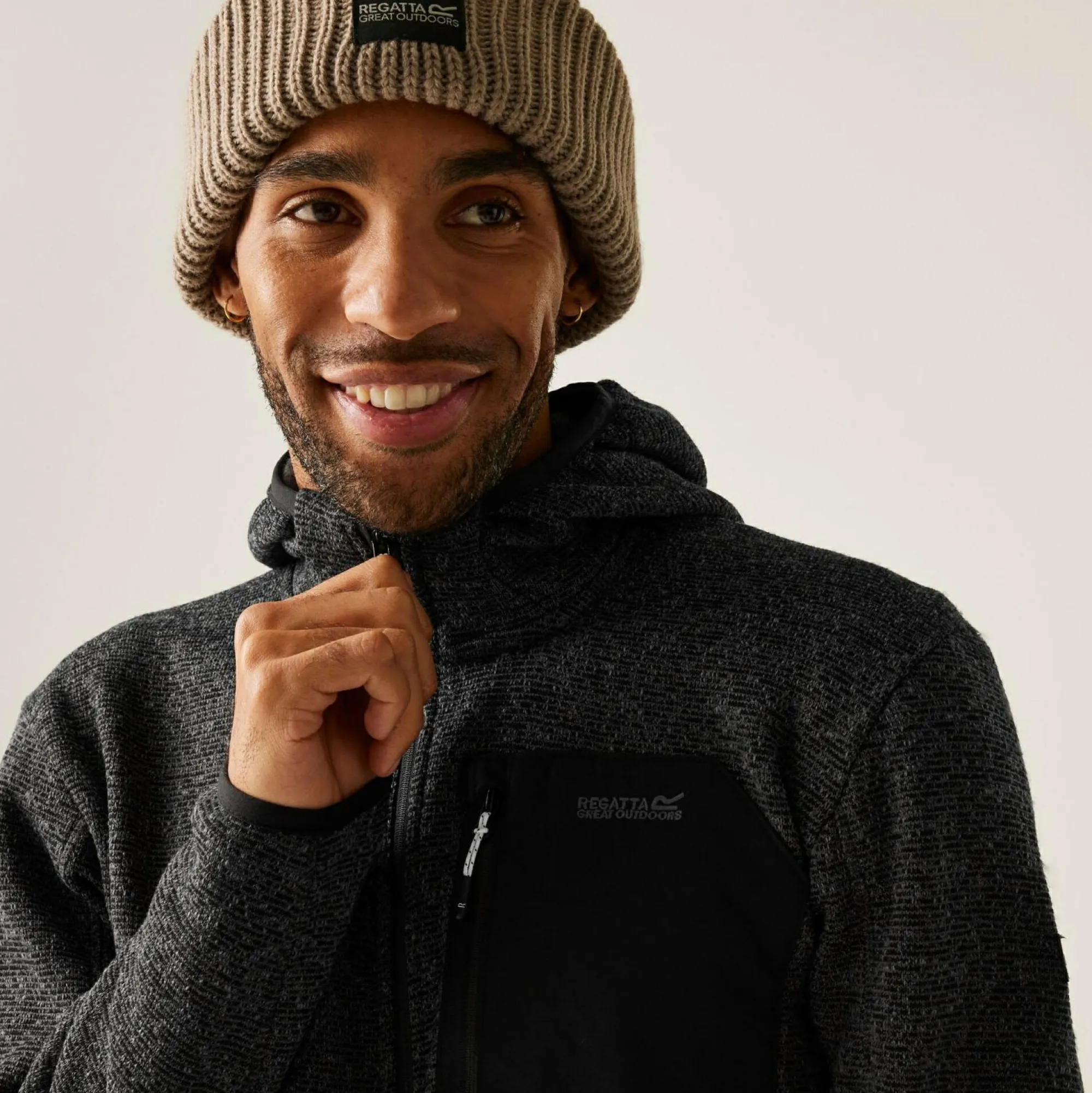 Regatta Full Zip Fleece<Men's Hooded Newhill Full Zip Fleece |