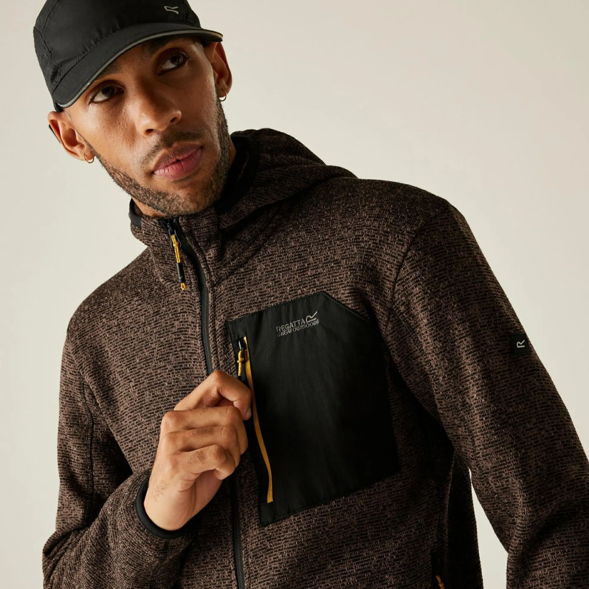 Regatta Full Zip Fleece<Men's Hooded Newhill Full Zip Fleece |