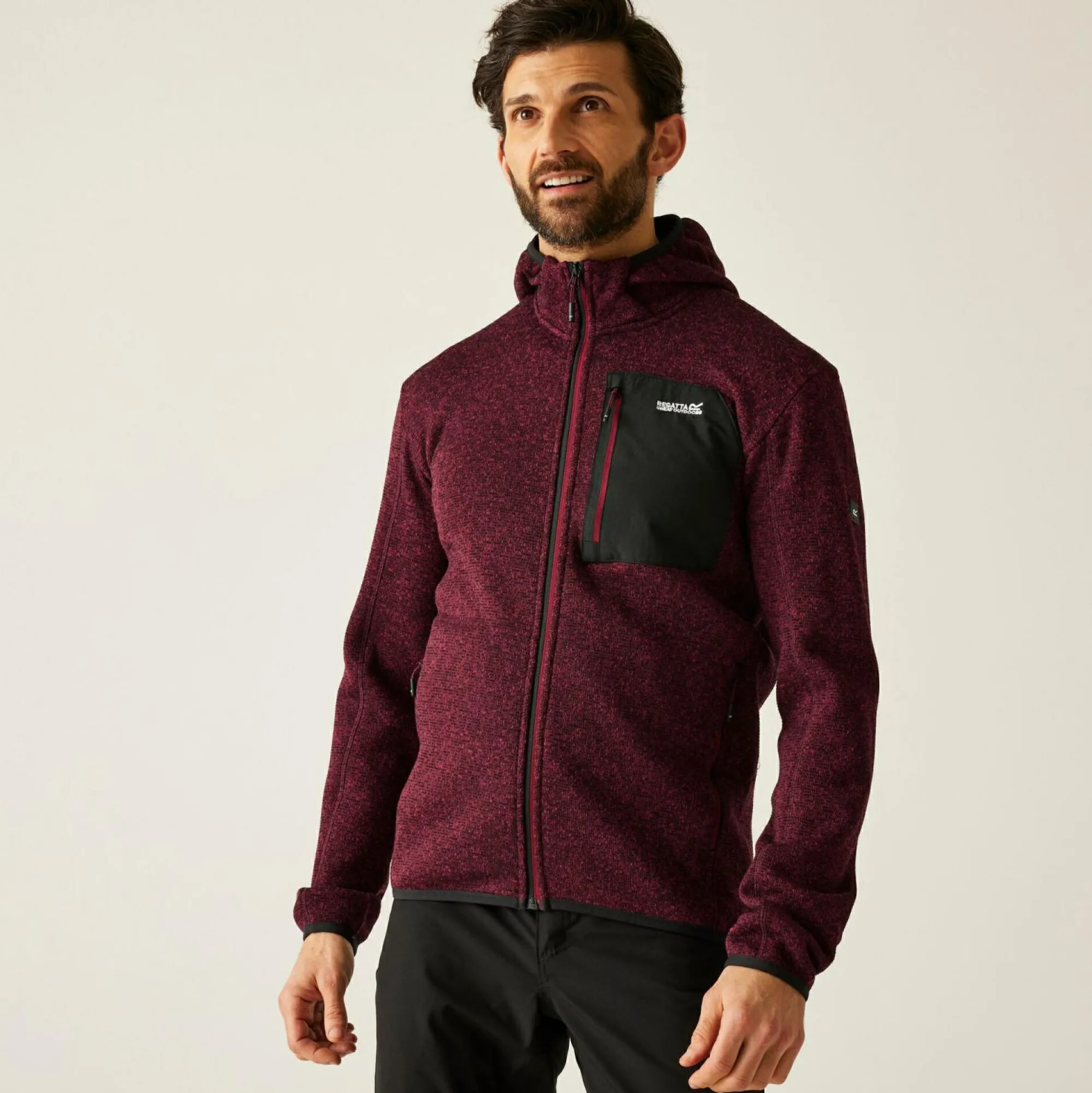 Regatta Full Zip Fleece<Men's Hooded Newhill Full Zip Fleece |