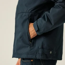 Regatta Waterproof Jackets<Men's Hudson Fleece Lined Waterproof Insulated Jacket |
