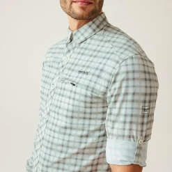 Regatta Festival<Men's Insect-Repellent Packaway Long Sleeve Shirt |