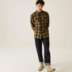 Regatta Shirts<Men's Lance Long Sleeved Checked Shirt |