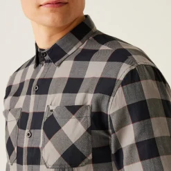 Regatta Shirts<Men's Lance Long Sleeved Checked Shirt |