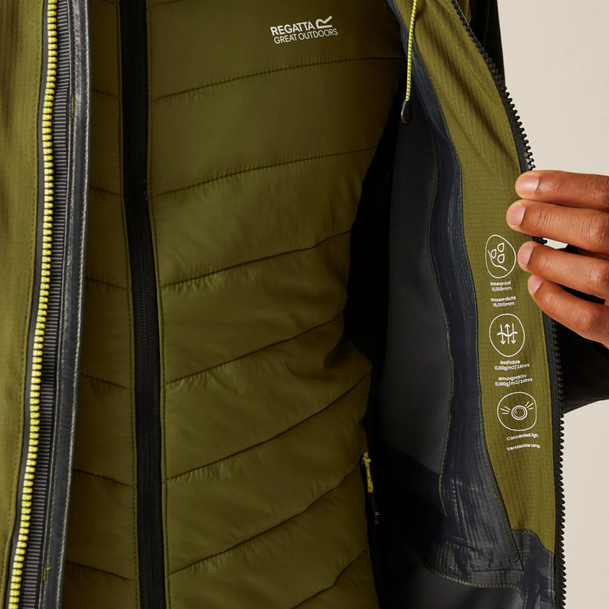 Regatta Waterproof Jackets<Men's Sacramento X 3-in-1 Jacket |