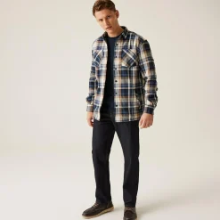 Regatta Shirts<Men's Thamos Long Sleeved Checked Shirt |