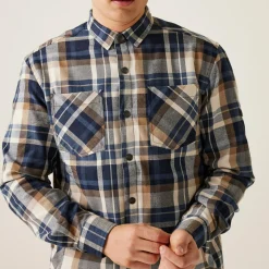 Regatta Shirts<Men's Thamos Long Sleeved Checked Shirt |