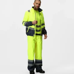 Regatta Jackets<Men's Waterproof Hi-Vis Bomber Jacket |