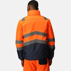 Regatta Jackets<Men's Waterproof Hi-Vis Bomber Jacket |