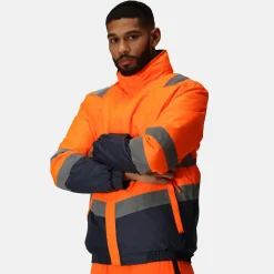 Regatta Jackets<Men's Waterproof Hi-Vis Bomber Jacket |