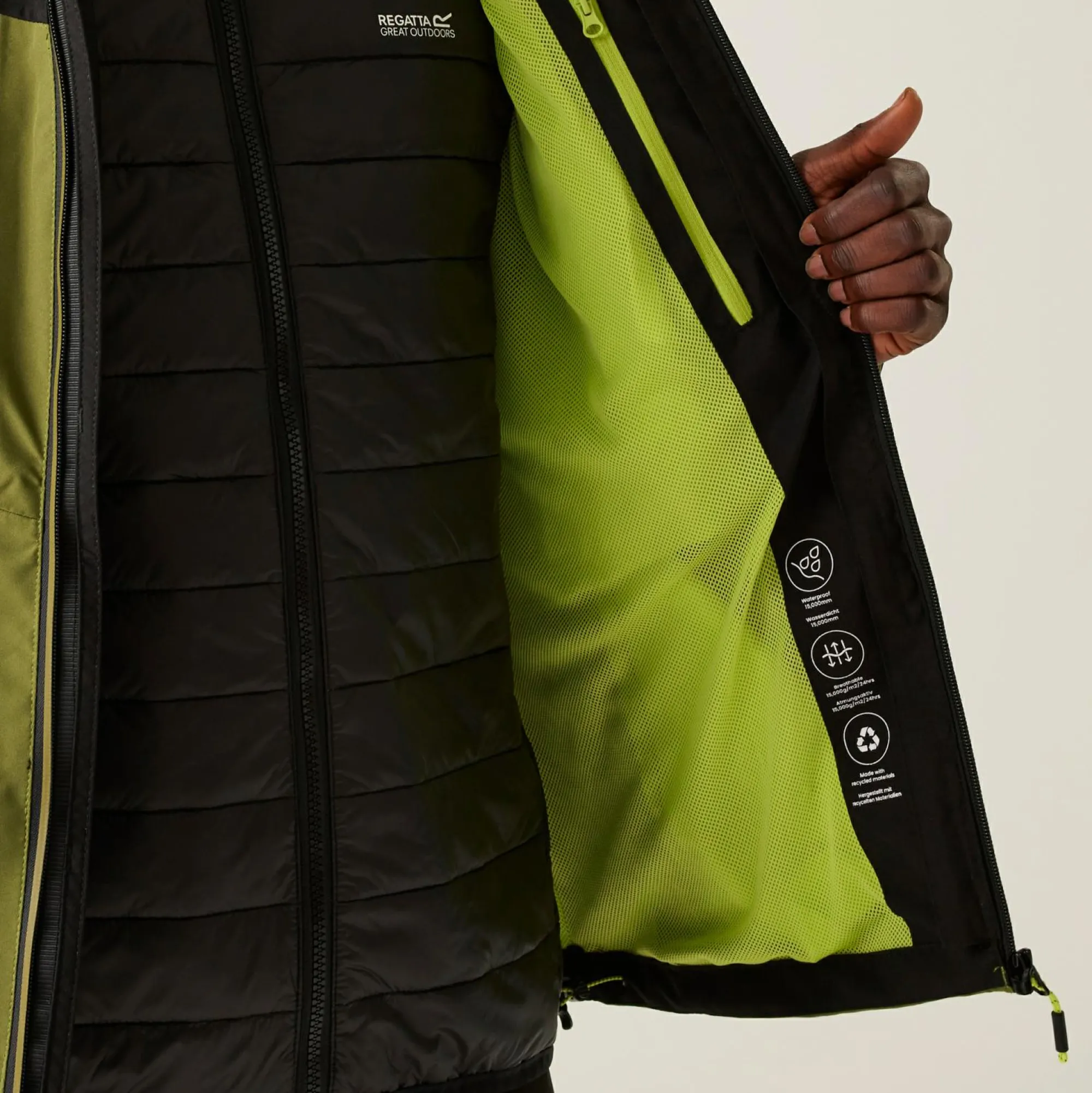 Regatta Waterproof Jackets<Men's Wentwood IX 3-in-1 Jacket |