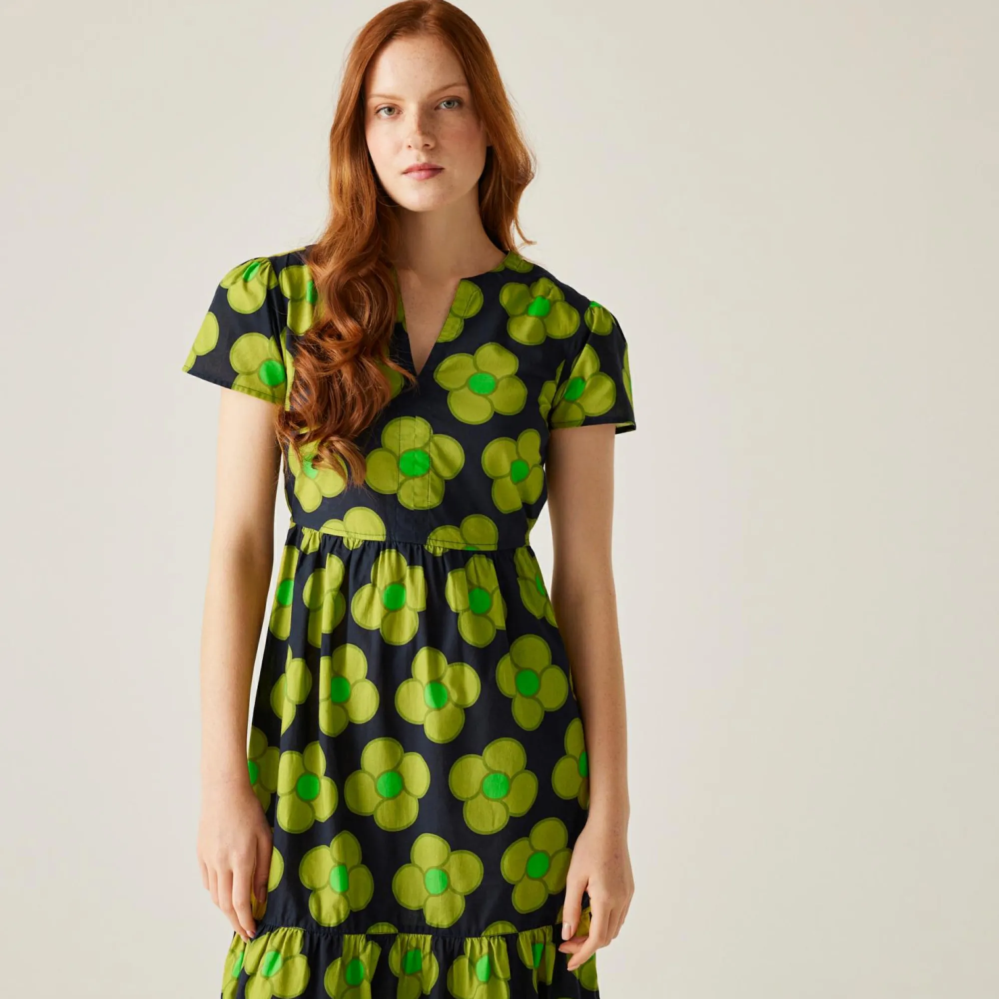 Women Regatta Dresses|Dresses<Orla Kiely Tiered Midi Dress |