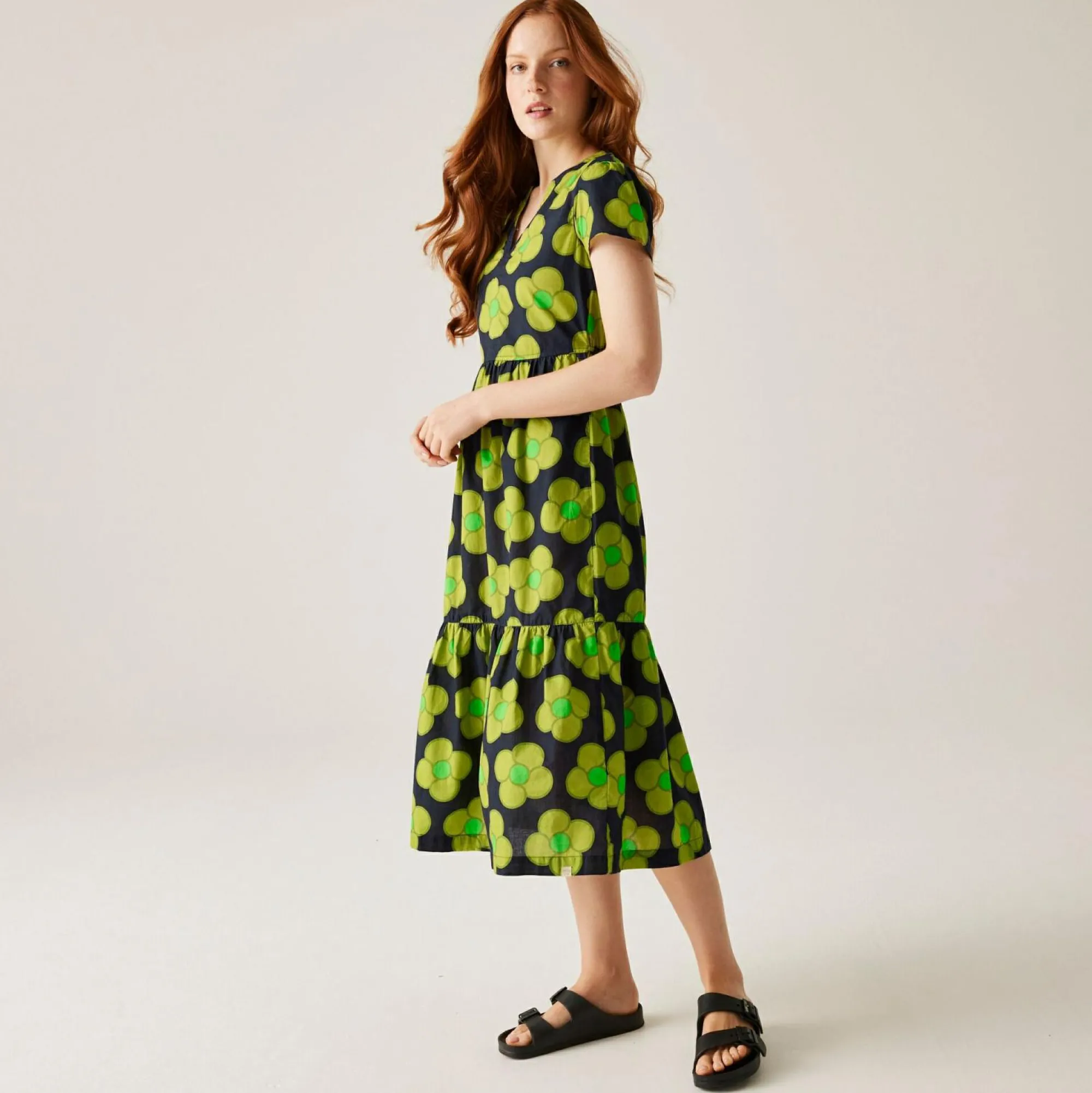 Women Regatta Dresses|Dresses<Orla Kiely Tiered Midi Dress |