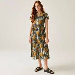 Women Regatta Dresses|Dresses<Orla Kiely Tiered Midi Dress |