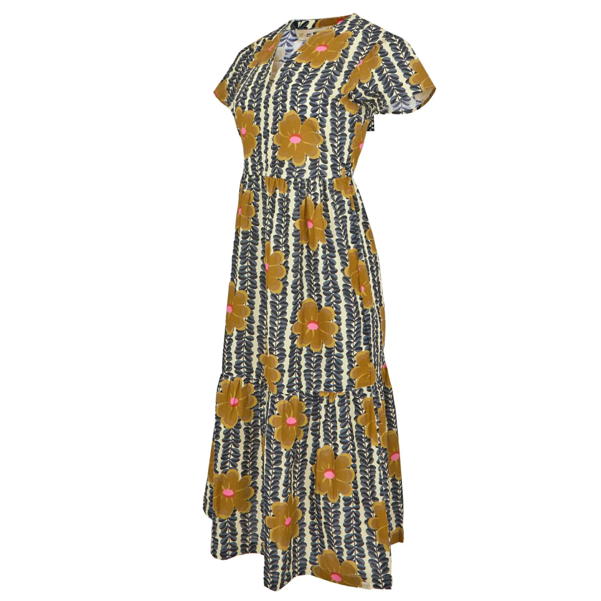 Women Regatta Dresses|Dresses<Orla Kiely Tiered Midi Dress |