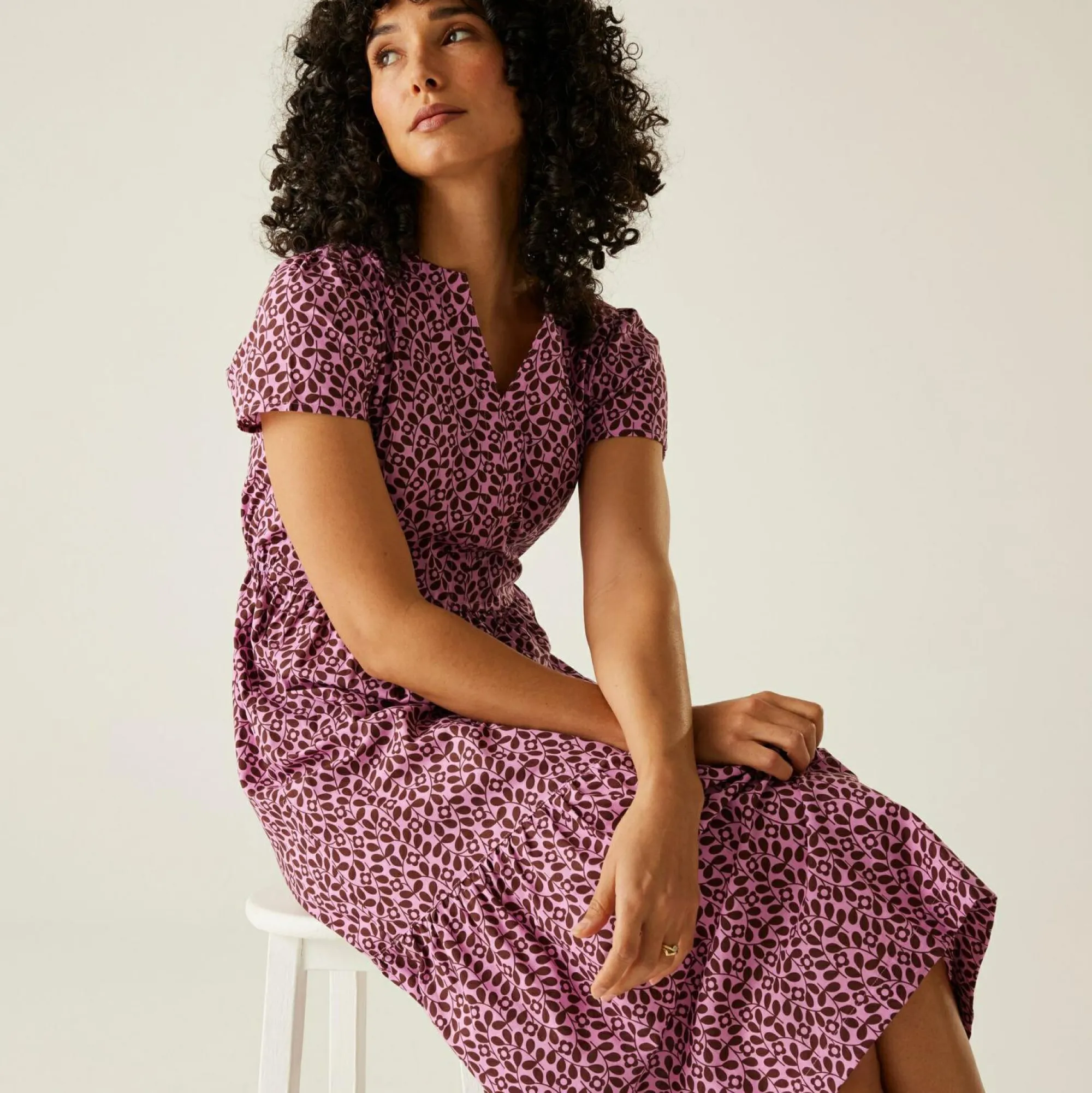 Women Regatta Dresses|Dresses<Orla Kiely Tiered Midi Dress |