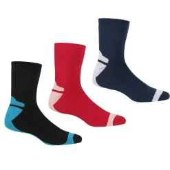Regatta Socks<Womens 3 Pack Outdoor Lifestyle Sock |