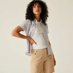 Women Regatta Festival|Shirts<Women's Travel Packaway Short Sleeve Shirt |